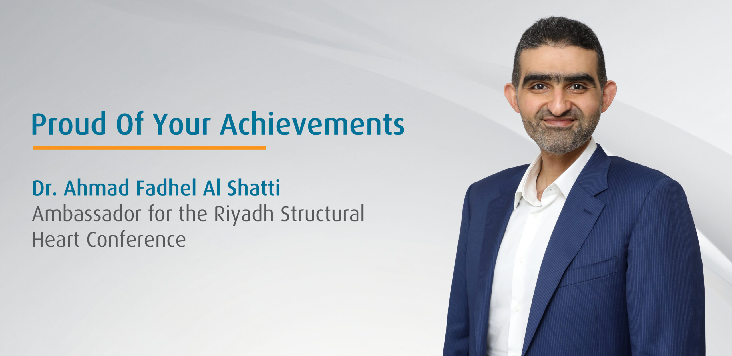 Dr. Ahmad Alshatti, Ambassador for the Riyadh Structural Heart Conference